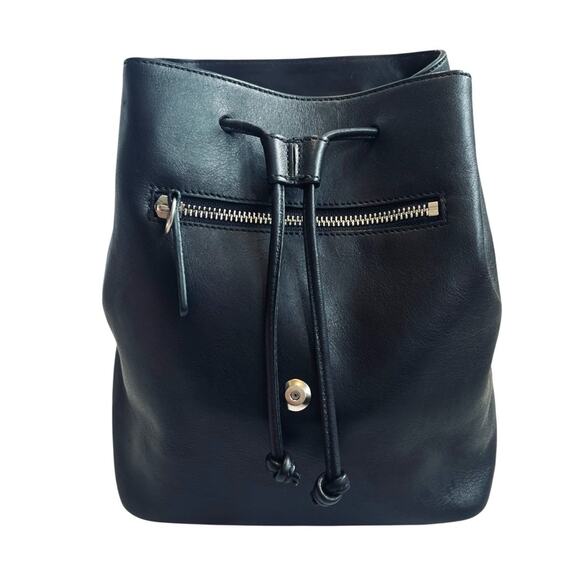 Coach Vintage Y2K Black Smooth Leather 9858 Legacy Backpack Daypack Rucksack - Picture 9 of 13